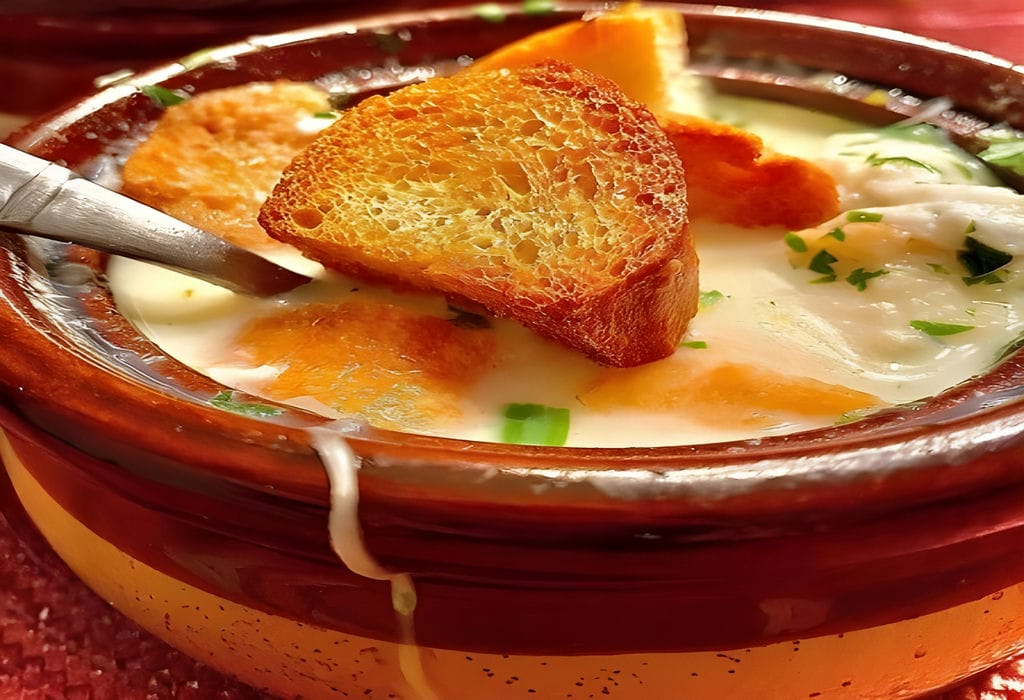 Sopa de Pan en Cazuela